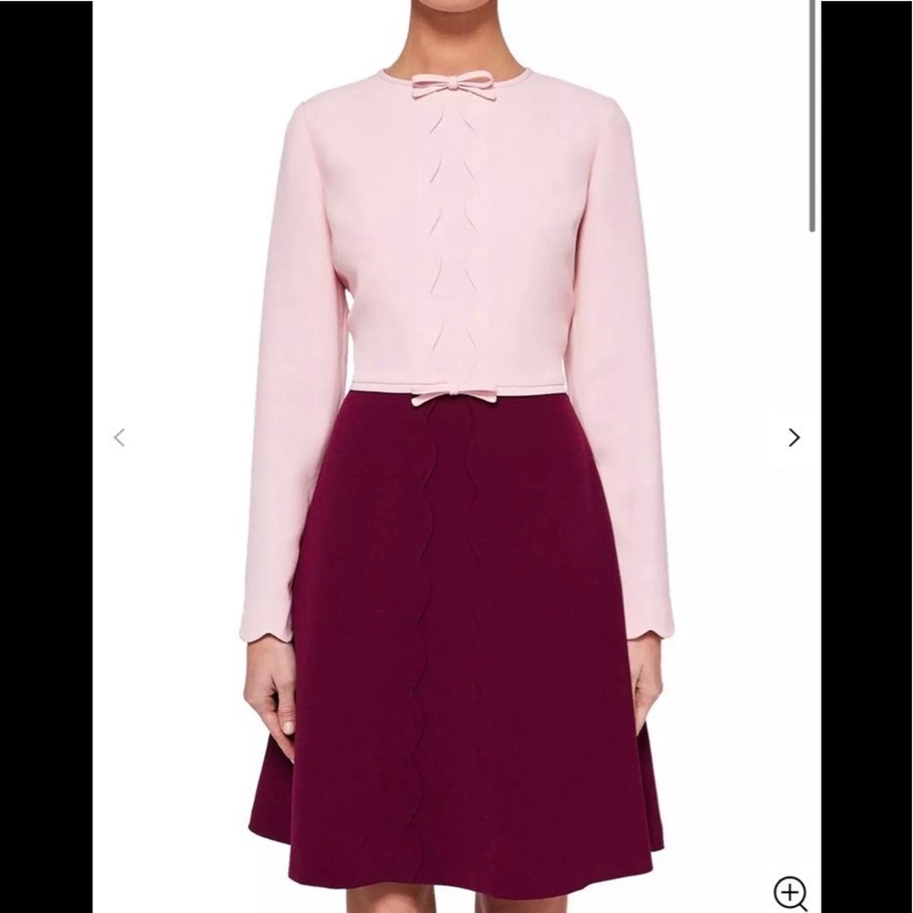 Ted baker scalloped dress